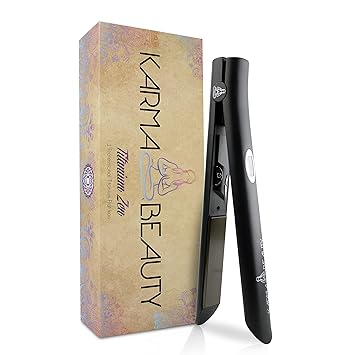 Amazon Com Titanium Hair Straightener 1 Flat Iron Lcd