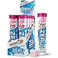 HIGH5 Zero Extreme Stimulant and Caffeine Drink Tabs - 8 x 20 Tablet Tube, Pink Grapefruit