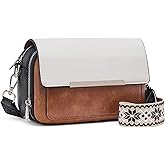 Roulens Crossbody Bags for Women Small Crossbody Wallet Purses with Card Slots Leather Shoulder Handbags Travel/Daily Use