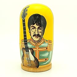 Beatles Sergeant Pepper Russian Nesting Handcrafted