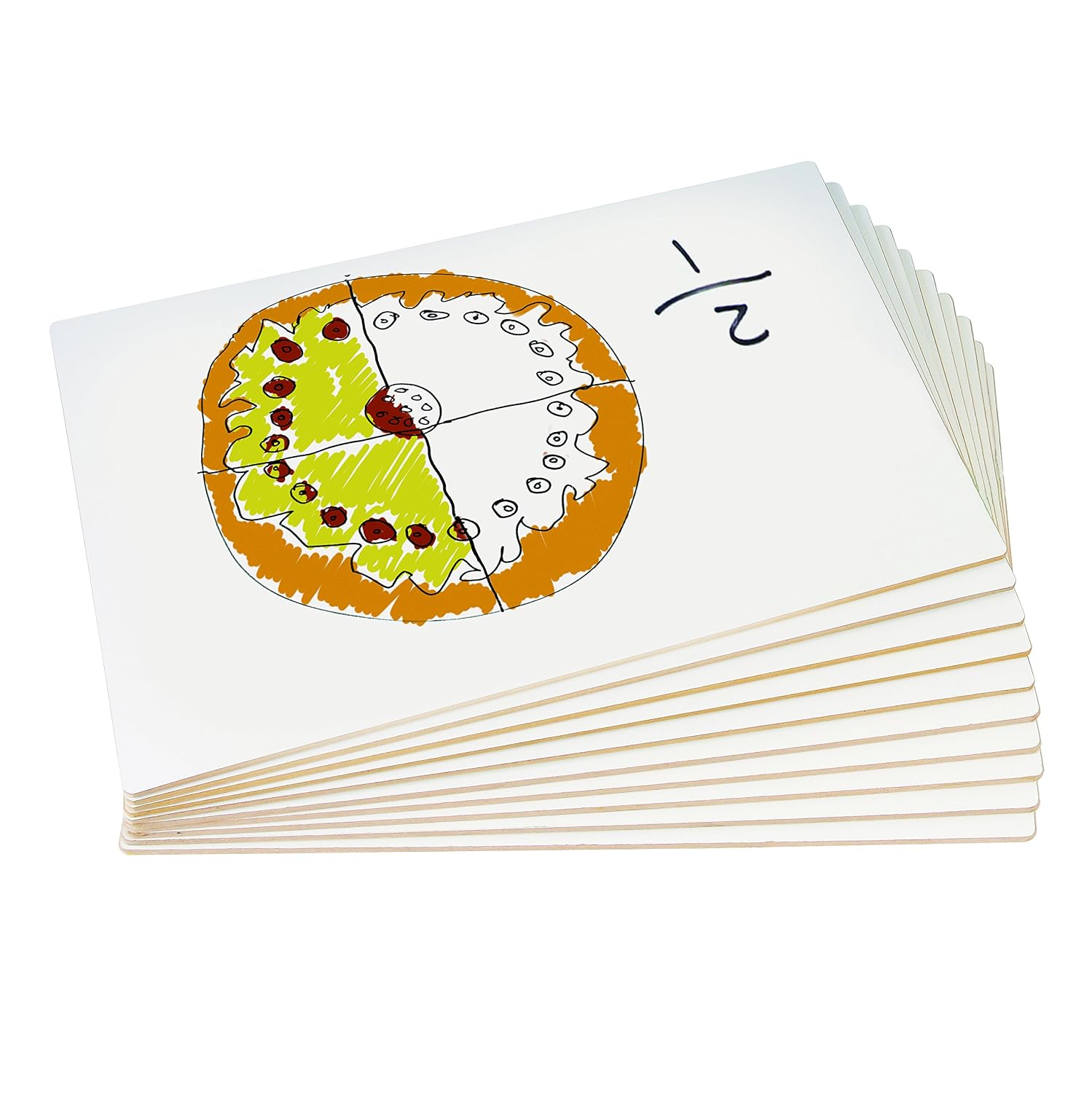 Show-me Rigid Plain Double-Sided Whiteboards, A4 Whiteboard for Dry Wipe and White Board Pens‚ Ideal for Teachers Classrooms - Image 3