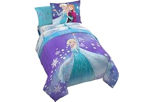 JAY FRANCO Disney Frozen 'Magical Winter' 5 Piece Twin Bed Set