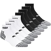 PUMA mens Quarter Crew Socks (8-Pack)