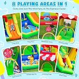 FBSPORT Inflatable Bouncy Castle Double Slide Trampoline Ball Pit Kids 135kg view 2
