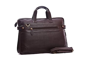 Kabaan Laptop Bag - Dark Brown/Coffee Brown