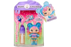 Yummiland Lip Gloss Doll - Britney Boba, with DIY Lip Gloss Kit, Ages 4+