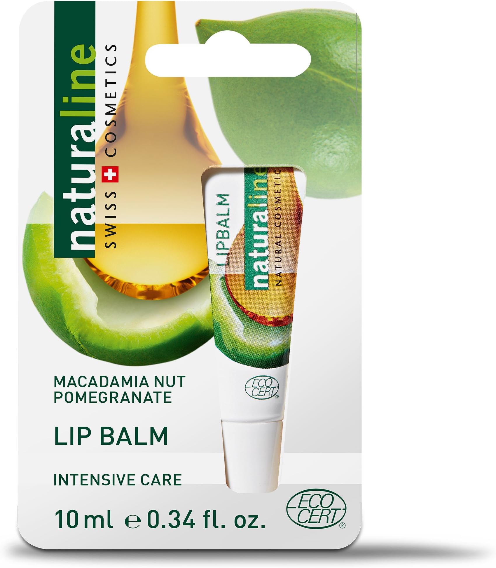 NaturalineMacadamia Nut Pomergranate Lip Balm 10ml