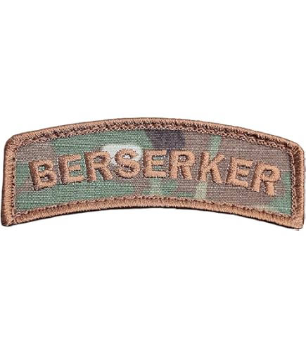 Patch Nation Berserk Berserker offer Noorse Rune Viking metalen pin badge (rood