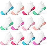 ZERULETS Kids Socks Boys Sock, 12 Pairs Ankle Athletic Low Cut Sport Short Socks for Boys Girls Toddler 1-14 Years