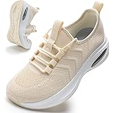Rollstep Wide Toe Box Shoes Women Extra Wide Width Sneakers Air Cushion Road Running Shoes Ultra Light Tennis Gym Workout Training Shoes Breathable Walking Shoes with Arch Support