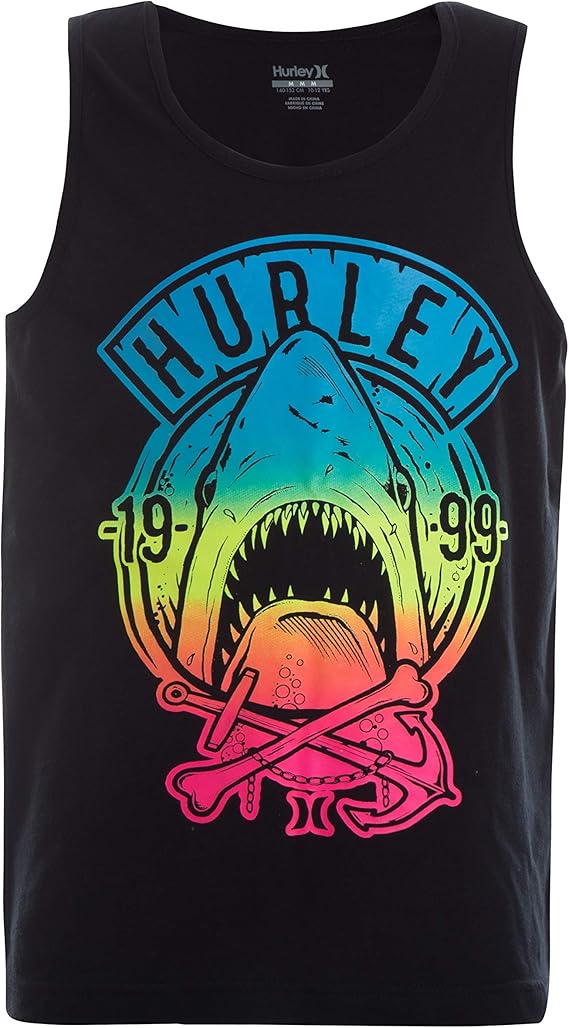 Hurley Little Boys Tank Top Black Multi, 5 Amazon.de Bekleidung
