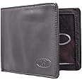 Big Skinny Men's Super Skinny Leather Bi-Fold Slim Wallet, Holds Up to 30 Cards