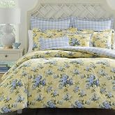 Laura Ashley - Queen Size Comforter Set with Matching Shams | Soft &amp; Comfortable Feel, Year-Round Bedding, Versatile Bedroom Layering, Durable Construction, Machine Washable