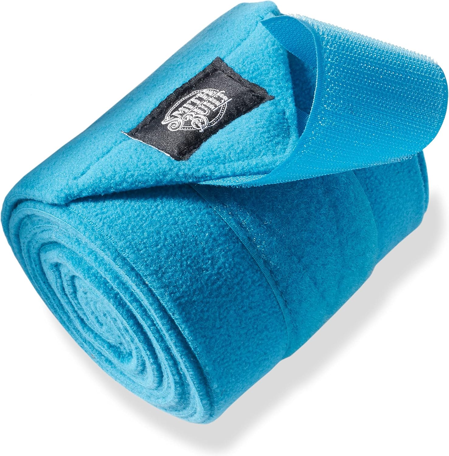 SmithBuilt Equine Fleece Polo Wraps, Turquoise - (Set of 4) Horse Leg Bandages : Pet Supplies
