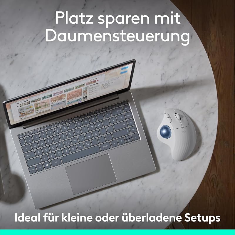 ERGO M575S kabellose Trackball-Maus