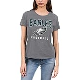 Junk Food Clothing x NFL - Women's Adult 1st & Goal - Officially Licensed Short Sleeve T-Shirt