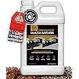 DOMINATOR Mulch Anchor 2.5 Gallons - Mulch Glue and Pea Gravel Stabilizer, Ready to Use Spray, Lasts up to 2 Years, Fast-Dry, Non-Toxic, Strong Mulch Glue for Landscapes
