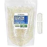 XPRS Nutra Size 3 Empty Capsules - 5000 Count Empty Gelatin Capsules - Clear Empty Pill Capsules - DIY Capsule Filling - Pure