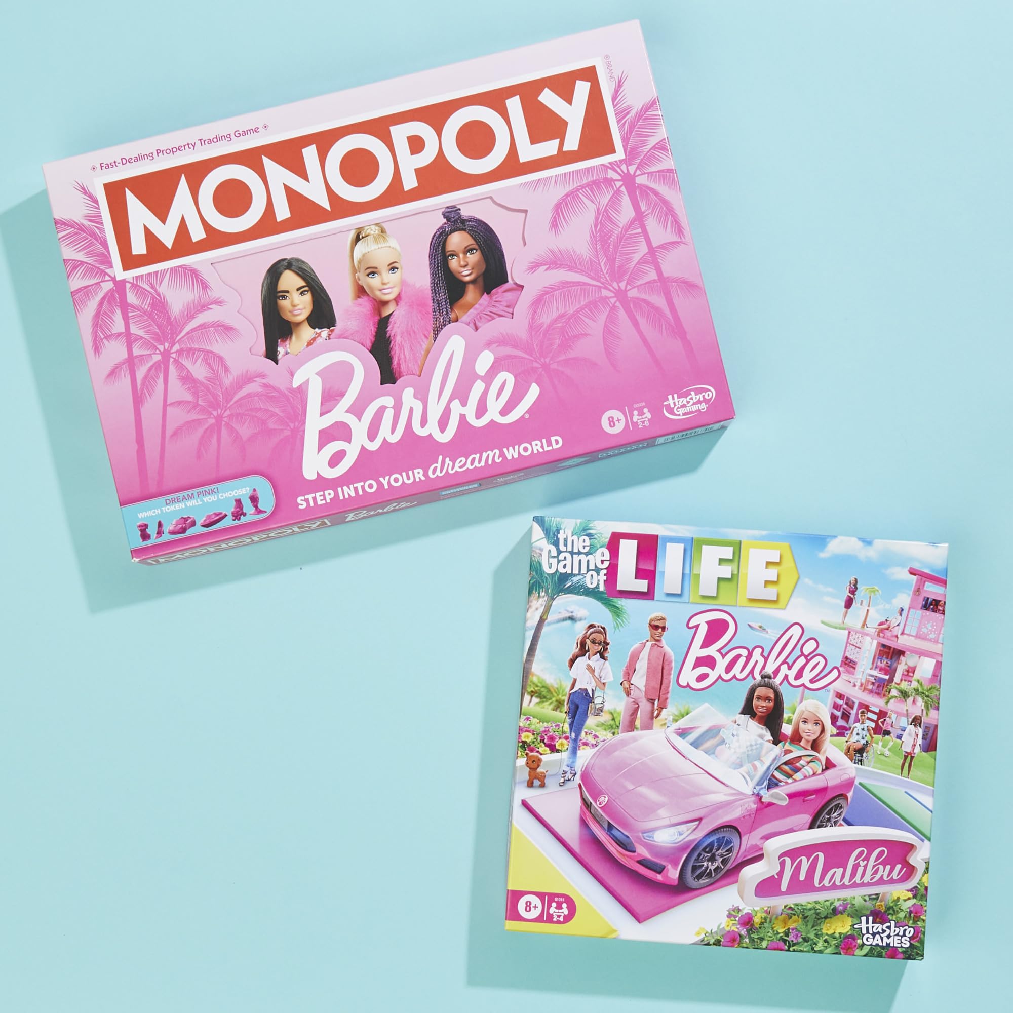 Hasbro Games The Game of Life: Barbie Edition Board Game | Ages 8+ | 2 to 4 Players | Fun Family Games for Kids and Adults | Kids Gifts (Amazon Exclusive)