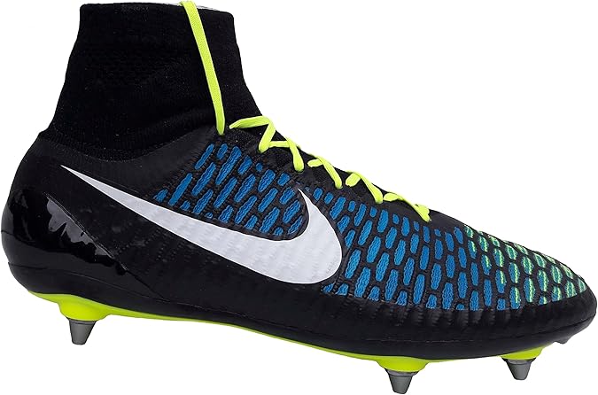 Amazon.com | Nike Magista OBRA Soccer Cleats Black Blue Volt (Size 10) 649234-015 (Rare!! Metal 