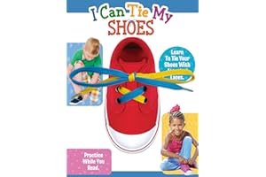 Little Hippo Books I Can Tie My Shoes Preschool Activity Books for Kids Ages 3-5 | Books for Kids and Pre K Activity Books Ages 3-4 & 4-5 | ... (Brilliant Baby® Early Learning Collection)