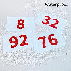 UISKOOPW Tyvek Race Bibs Running Numbers Bibs with