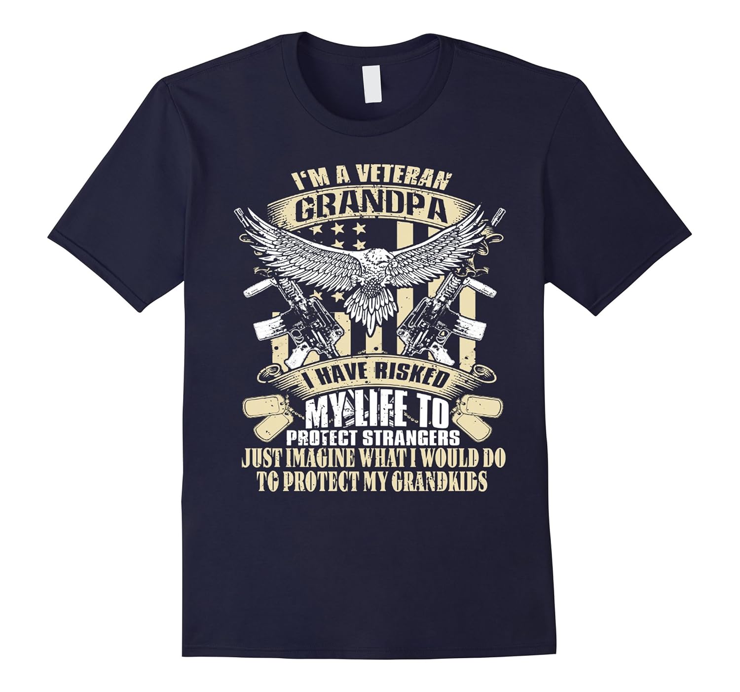 I'm A Veteran Grandpa Tshirt