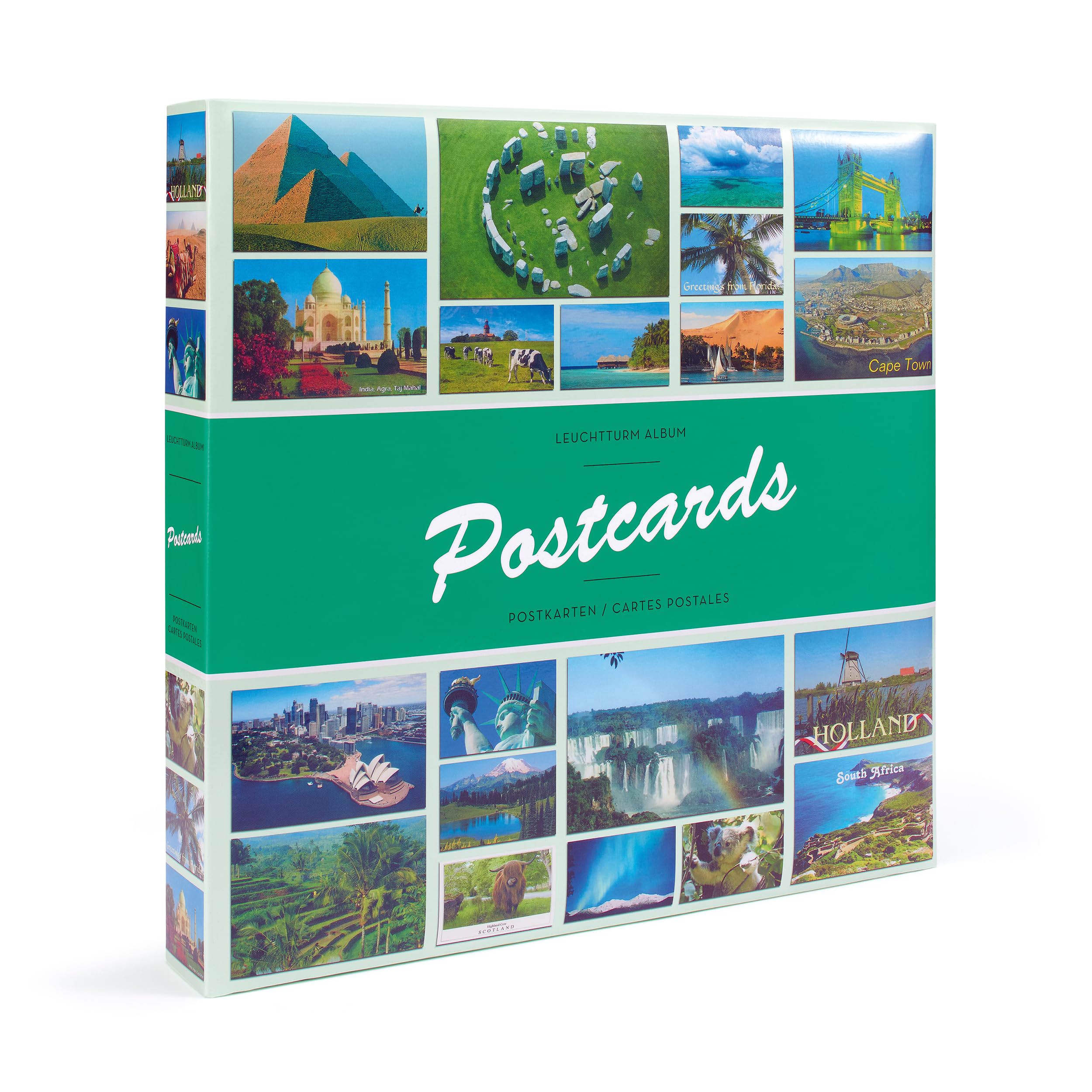 Leuchtturm 347771 Collector's album - Postcard album for 600 postcards - 50 fixed-bound sleeves