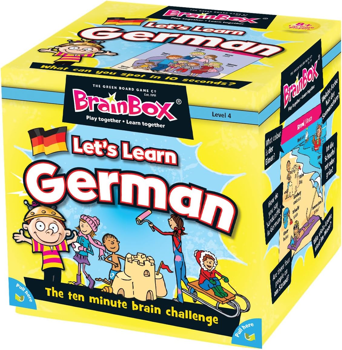 Amazon Com The Green Board Game Co Brainbox Lets Learn German