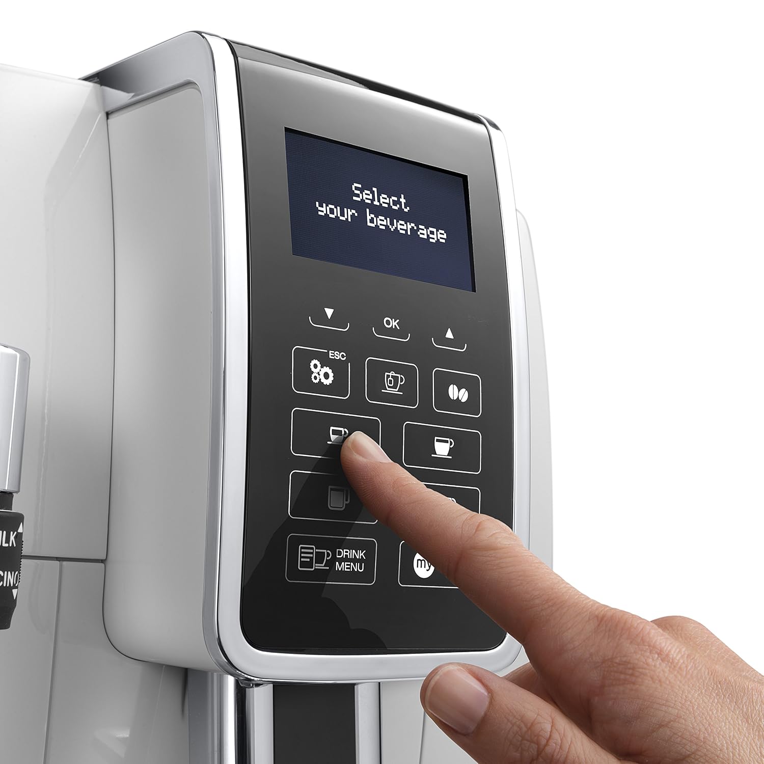 Panel Control Intuitivo Tactil Lcd Cafetera Superautomatica 1450w Personalizacion Bebida Blanco 15 Bares Presion Dispositivo Cappuccino Delonghi Dinamica Ecam350 35 Wh Cafeteras Hogar Y Cocina Ddt Miass Ru