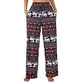 X-Image Women Comfy Casual Pajama Pants with Pockets & Drawstring