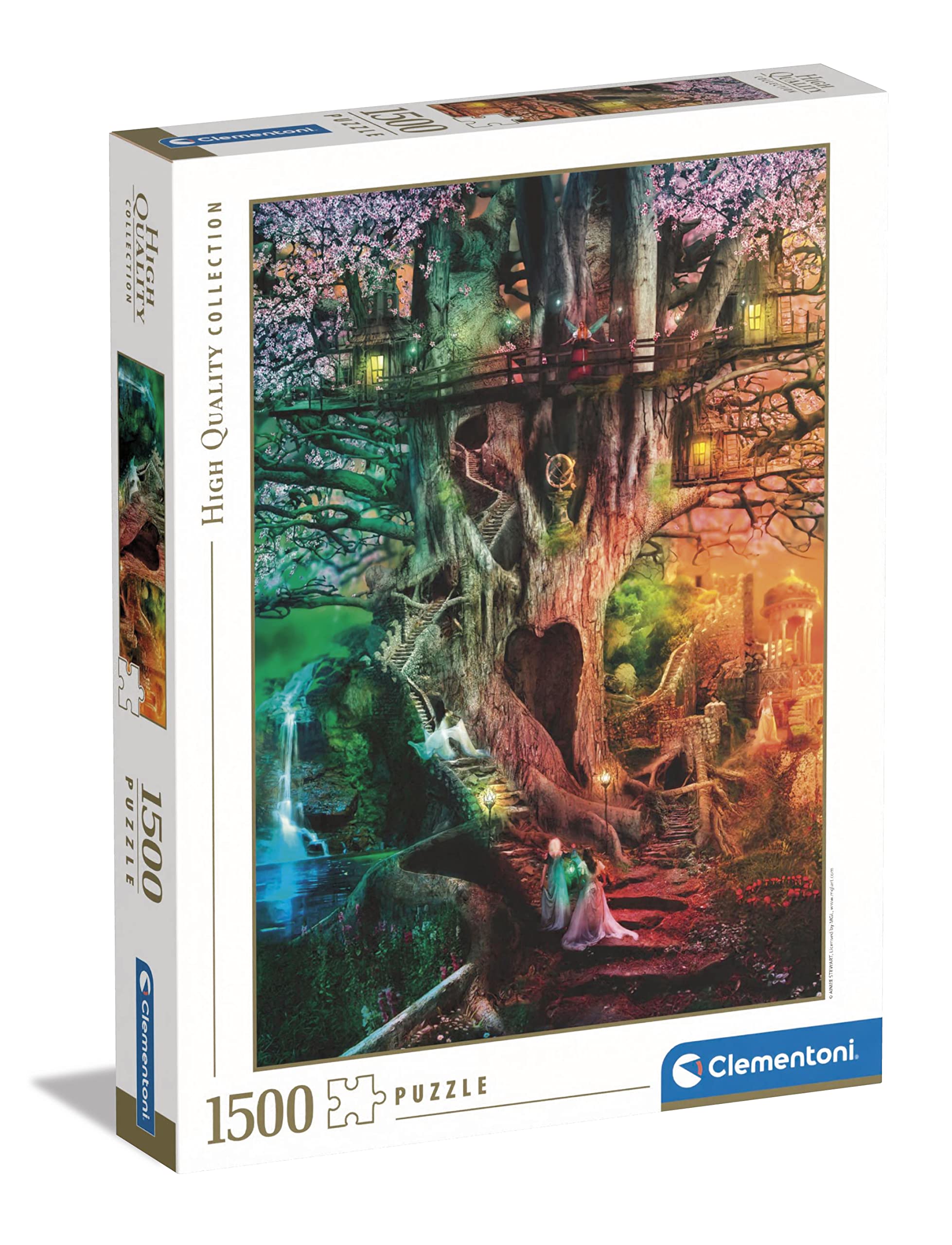 Clementoni - 31686 Collection Puzzle The Dreaming Tree - Jigsaw Puzzle 1500 Pieces, Made In Italy, Jigsaw Puzzle For Adults