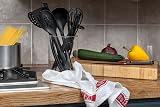 Chef Aid Nylon Skimmer, BPA Free Kitchen Utensil for Non-Stick Cookware, Black view 8