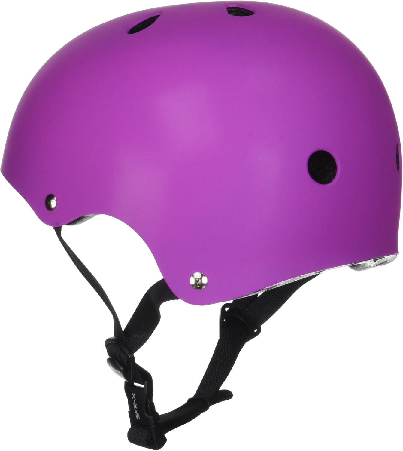 SFR Essentials Helmet, Matt Purple, L-XL - Image 3