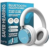 Puro Sound Labs Kids Wireless Headphones – Volume-Limiting 85dB, Built-In Mic, Studio-Grade Sound, 20-Hour Battery Life, Comfortable Fit & Easy to Connect Kids Bluetooth Headphones – BT2200 Plus, Teal