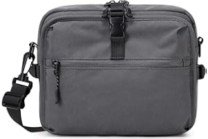 Lohol Small Messenger Bag for Men Women, Water Resistant Adjustable Crossbody Sling bag Purse for Daily Use Travel Sports