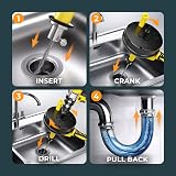 MeisterFaktur Drain Snake 25 FT with Drill Attachment Unblocker view 4