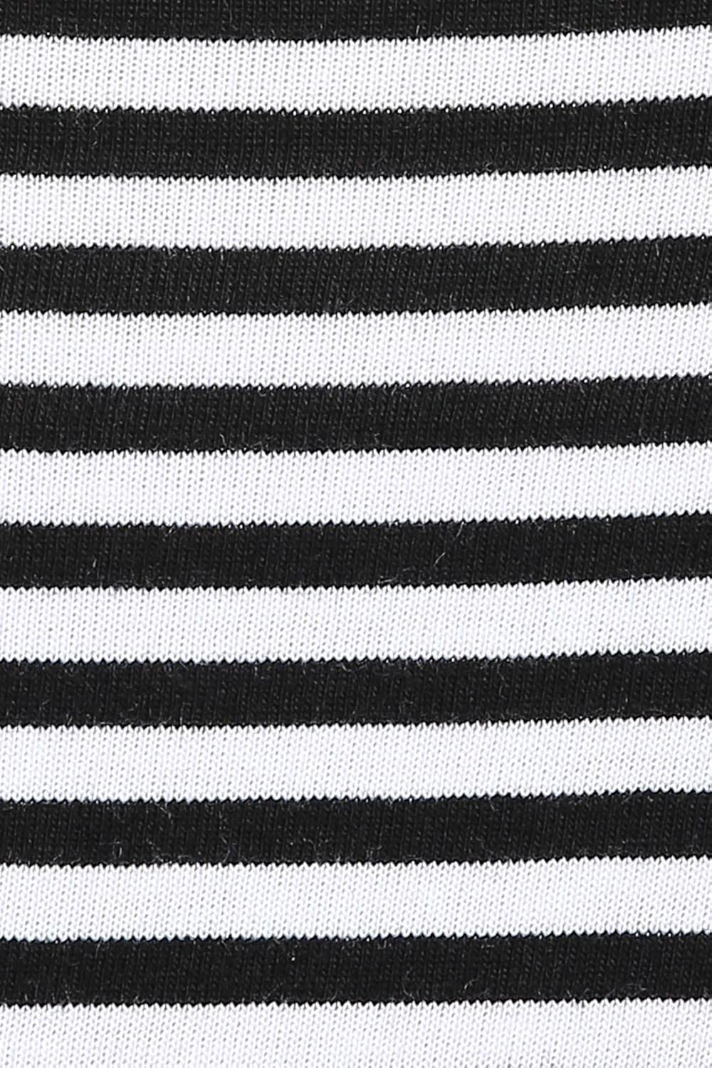 miss chase womens black and white striped cold shoulder dress