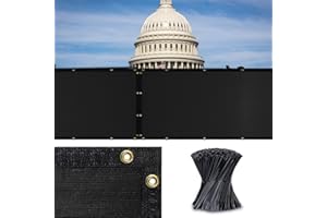 Balcony Privacy Screen, 6' x 25' Fence Screen for Privacy Windscreen, Deck Privacy Fence Porch Covering Patio Screening Fence