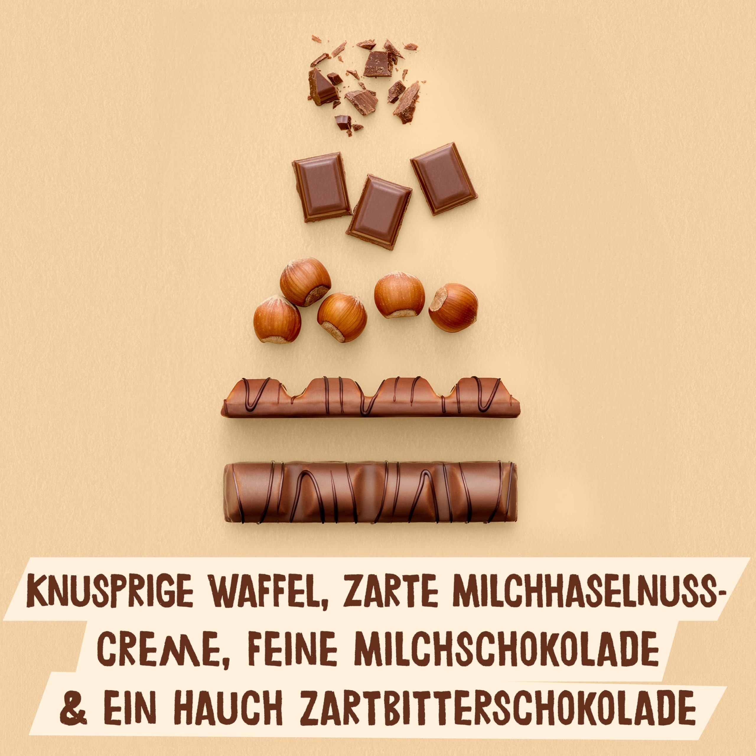 kinder bueno Big Pack – Schokoriegel mit knuspriger Waffel, Milch-Haselnuss-Creme & zarter Vollmilchschokolade – Süßigkeiten für Fasching – 1 Packung mit 10 einzeln verpackten Riegeln (10 x 21,5 g) 4