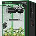 VIVOSUN GIY Plus Smart Grow Tent Kit, 2.7x2.7ft 2-Plant System, WiFi-Integrated Automatic Grow System with 2000D Mylar Grow Tent,Full-Spectrum Programmable Grow Light, Enhanced Ventilation&Circulation