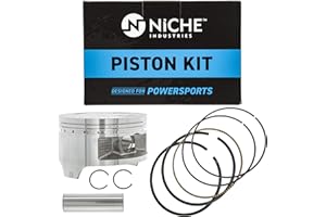 NICHE Stock Piston for Honda Foreman Rubicon 500 Pioneer 520 Rancher 420 13101-HP5-600 (86.5mm)