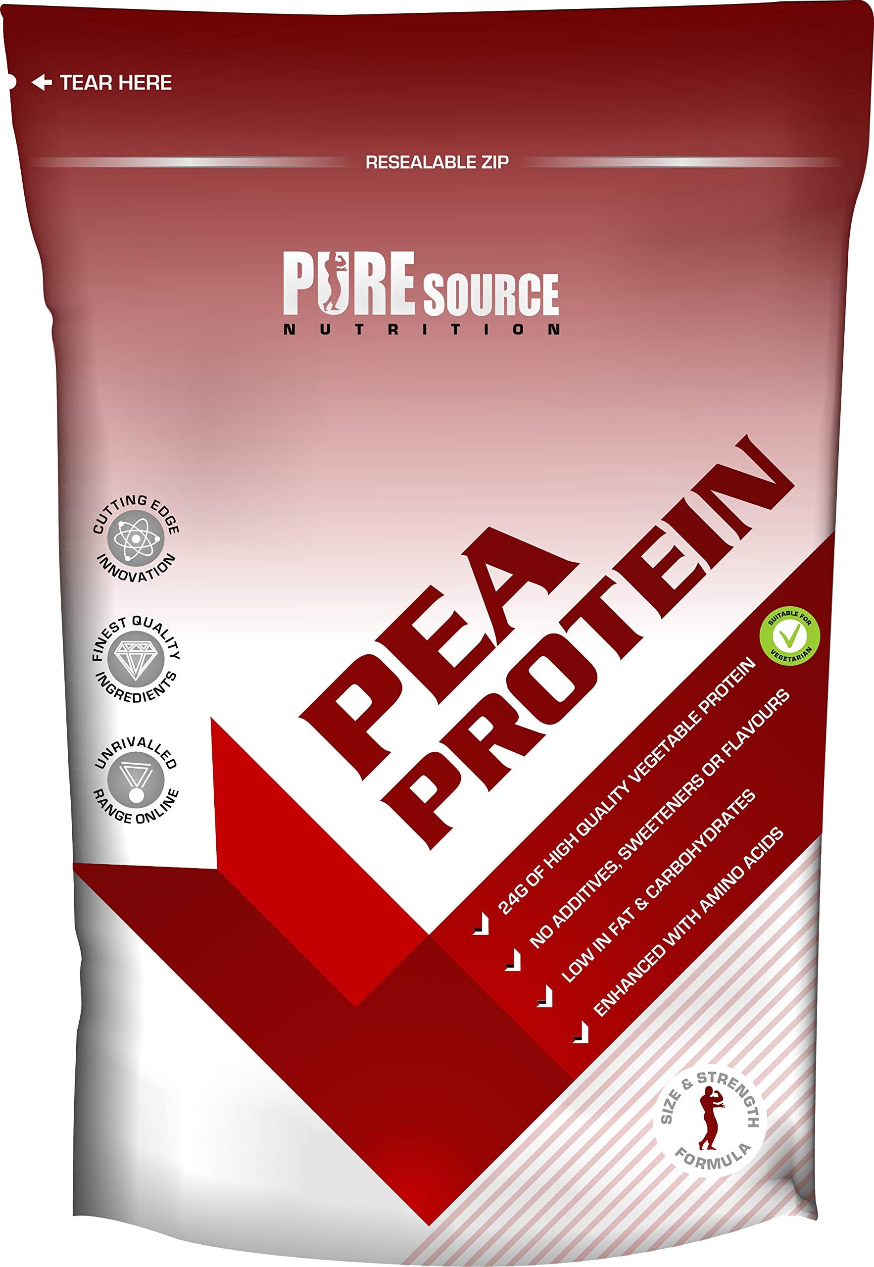 PSN 100% Pea Protein Isolate Vegan Vegetarian Powder Shake 1kg / 1000g (Unflavoured/Natural)