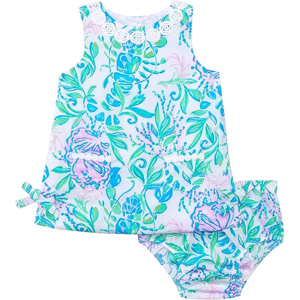 Amazon.com: Lilly Pulitzer Baby Girl's Baby Lilly Shift Dress (Infant)  Lilac Freesia Mermaid for You 12-18 Months : Clothing, Shoes & Jewelry