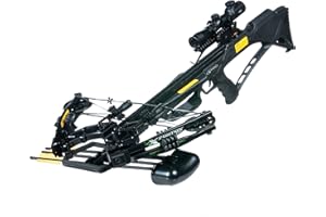 Xpedition Archery Viking X430 Crossbow Package with Cranking Device, 4 x 32 Illuminated Scope, 6-Bolt Quiver, Three 20" Bolts, Shoulder Sling, and Cocking Rope