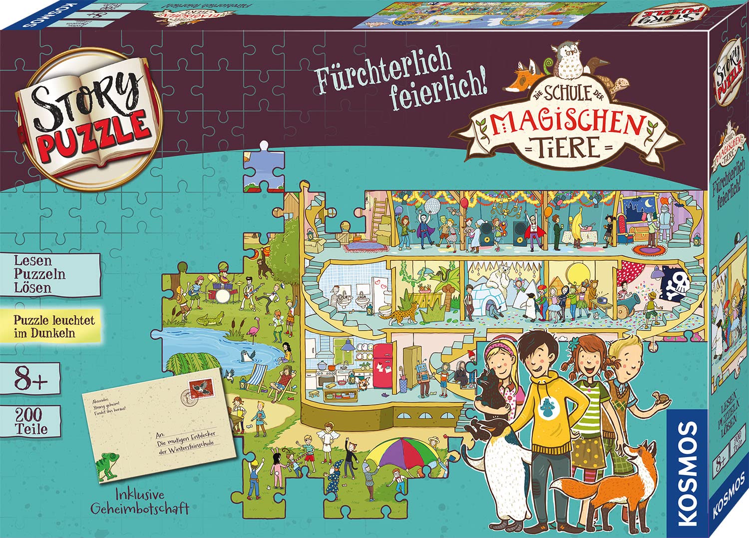 Schule der magischen Tiere - Story Puzzle: Fürchterlich feierlich!: Kinderspiel