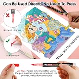 colpart 12 Colors Acrylic Paint Markers Nail Art Pens Water-Based Quick-Drying view 2