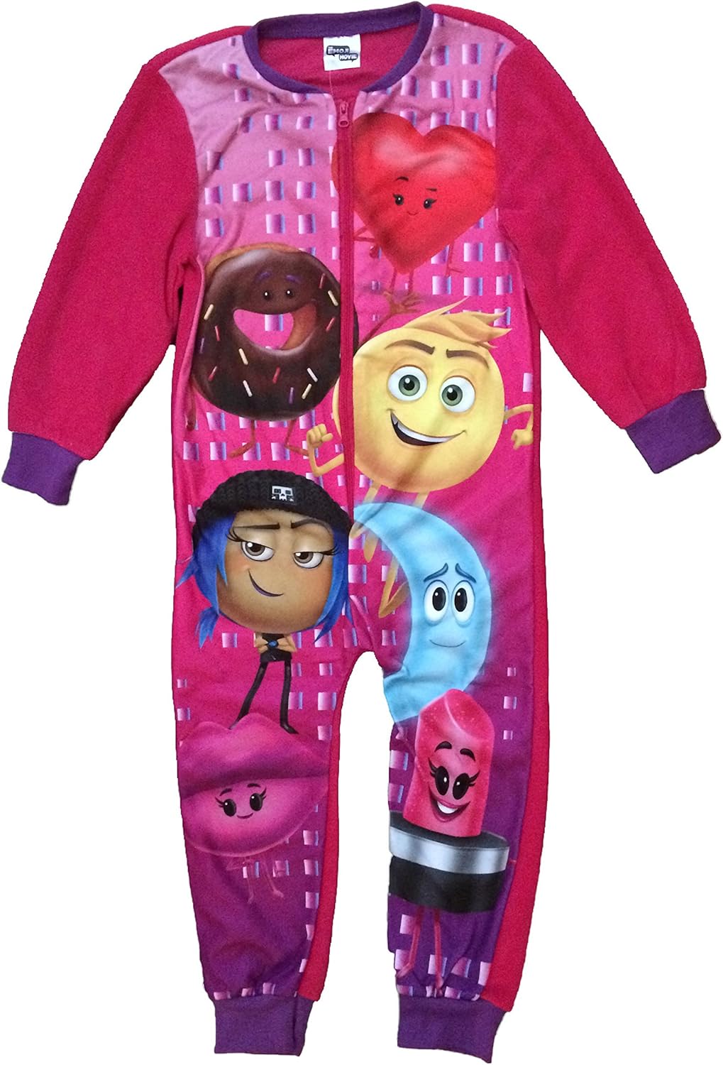 Emoji Girls Movie Onesie Sleepsuit Pyjamas Ages 4 to 10 Years Amazon