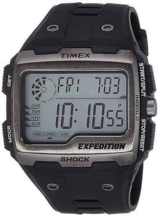 timex men's expedition grid shock digital strap watch