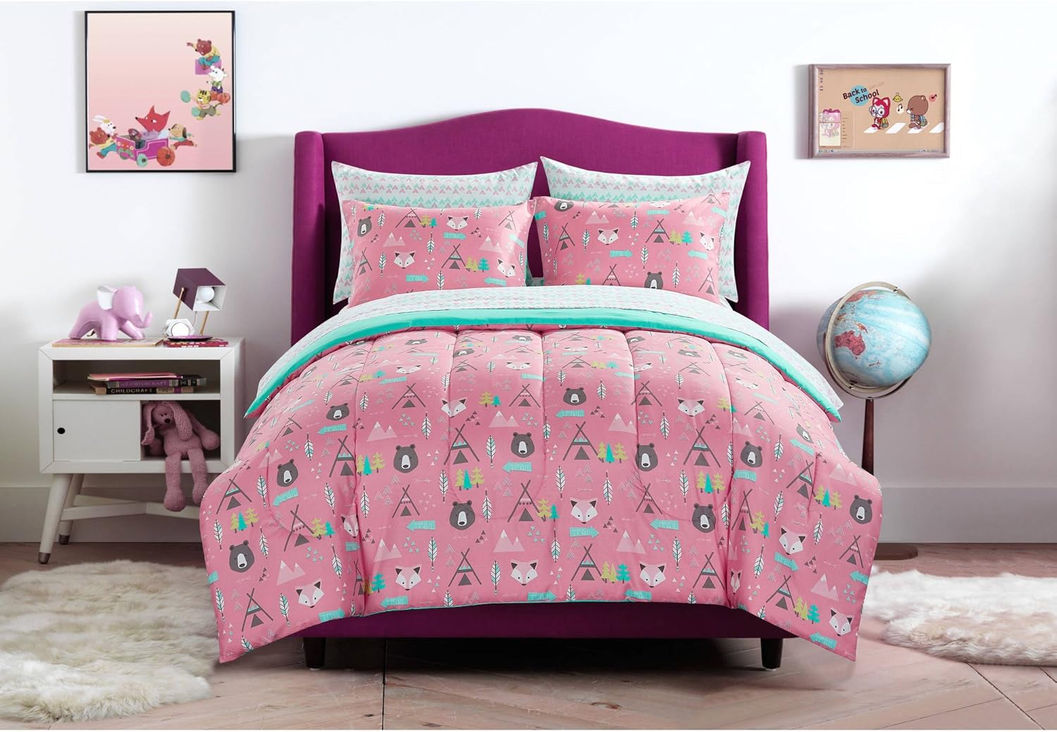 woodland safari bedding